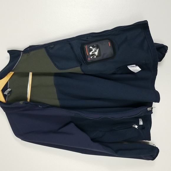 Nike Performance Fleece Full Zip Tech Jacket Navy Size LG - Picture 7 of 12